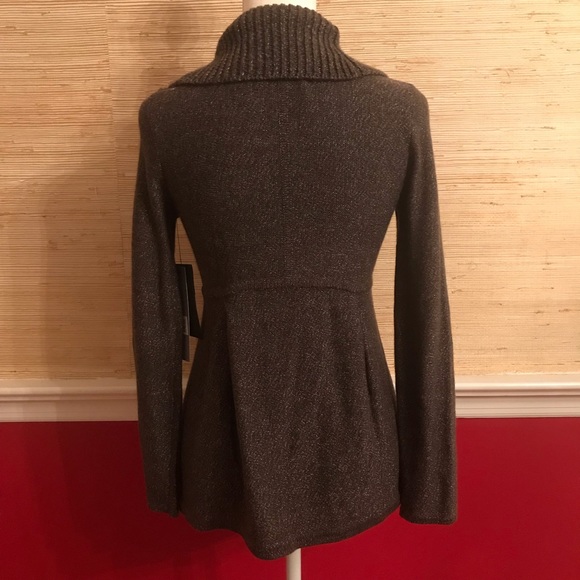 NWT Classiques Entier Sweater Blazer (Brown, XS) - Picture 3 of 8